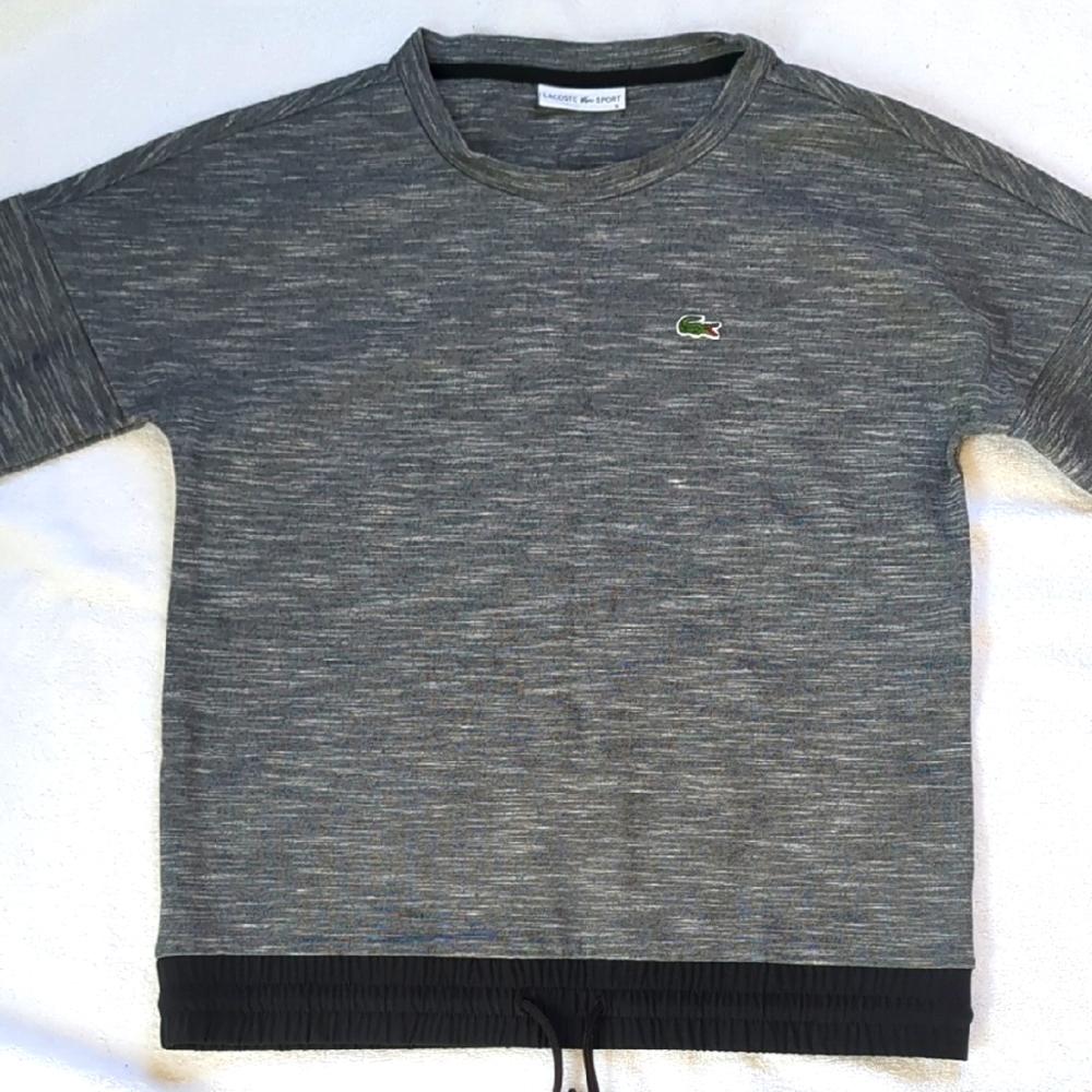 Lacoste Gray Long Sleeve Women's Sweatshirt Size 36 New Without Tags.
